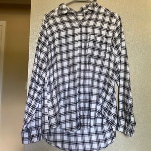 Hollister boyfriend fit flannel